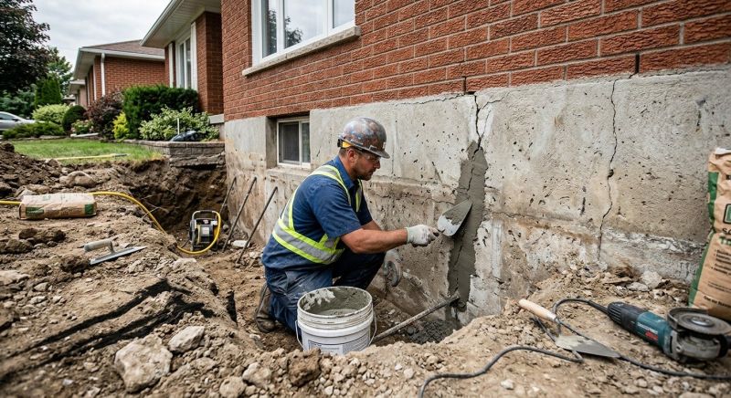 Basement Foundation Repair in Hamden, CT