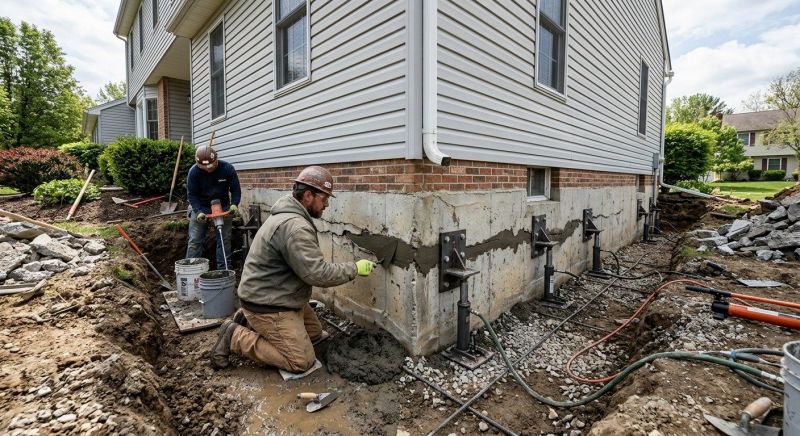 Basement Foundation Repair in North Branford, CT