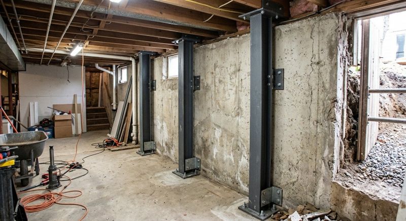 Basement Stabilization in Bristol, CT