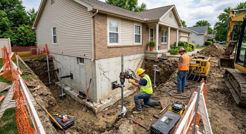 Building Foundation Repair in East Hartford, CT
