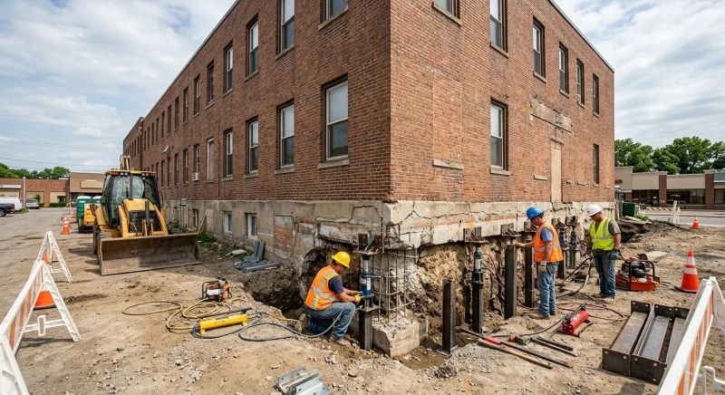 Commercial Foundation Repair in Bristol, CT