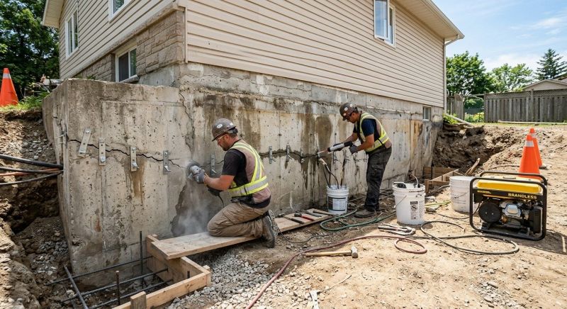 Concrete Foundation Repair in New Britain, CT