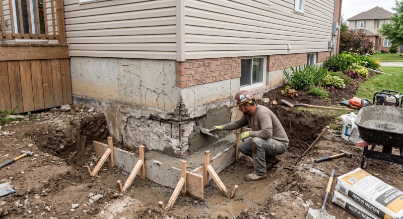 Concrete Foundation Repair in New Hartford, CT