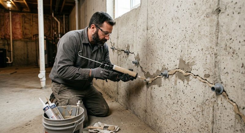 Cracked Foundation Repair in Cheshire, CT