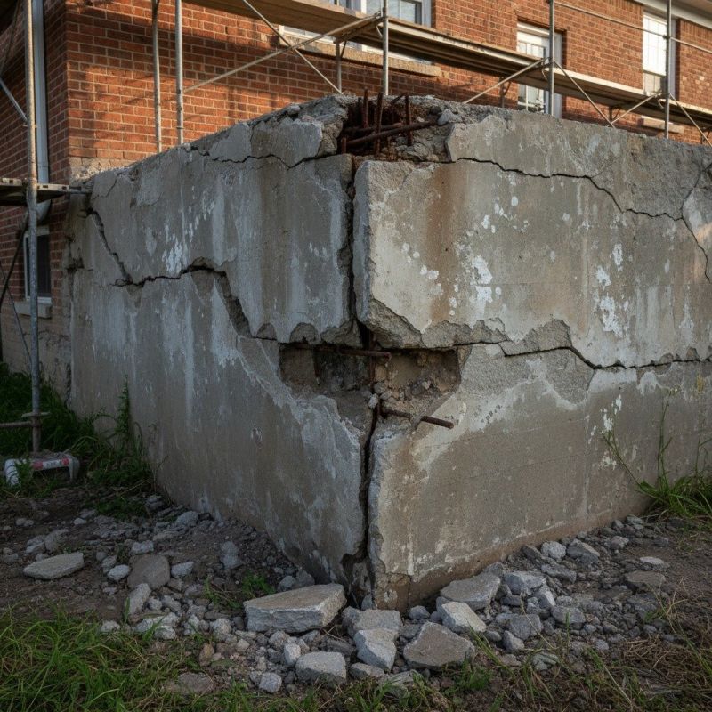 Cracked Foundation Repair in Harwinton, CT