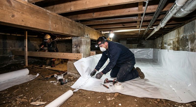 Crawl Space Leveling in Bristol, CT