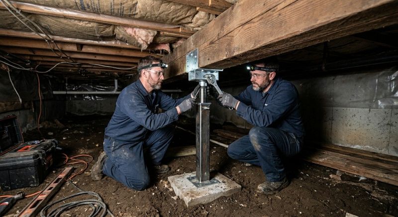 Crawlspace Foundation Repair in East Granby, CT