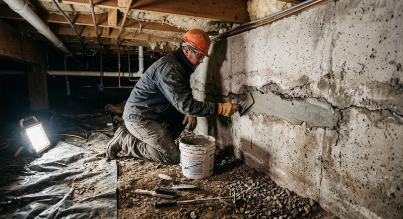 Crawlspace Foundation Repair in North Canton, CT