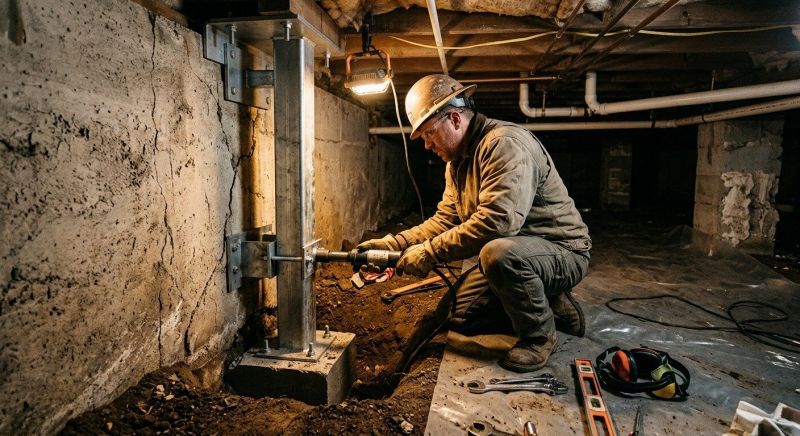 Crawlspace Foundation Repair in Northfield, CT