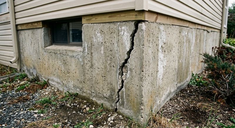 Foundation Crack Repair in North Branford, CT