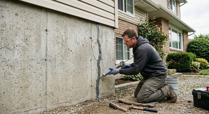 Foundation Crack Sealing in Bristol, CT