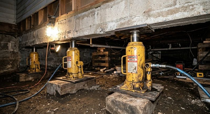Foundation Jacking in Bethlehem, CT