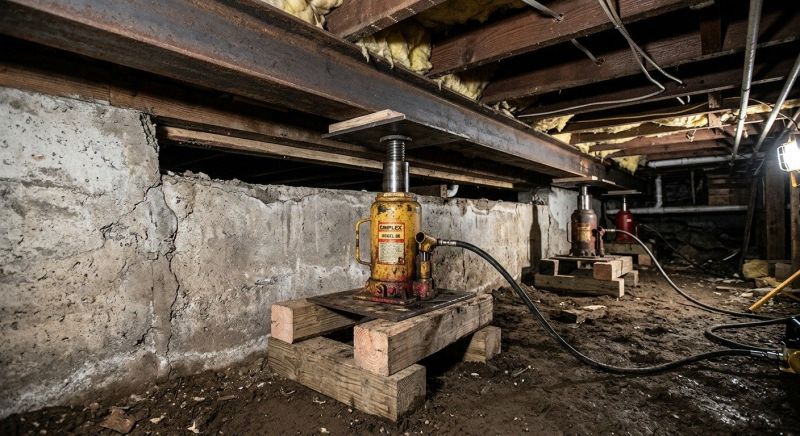 Foundation Jacking in Cheshire, CT