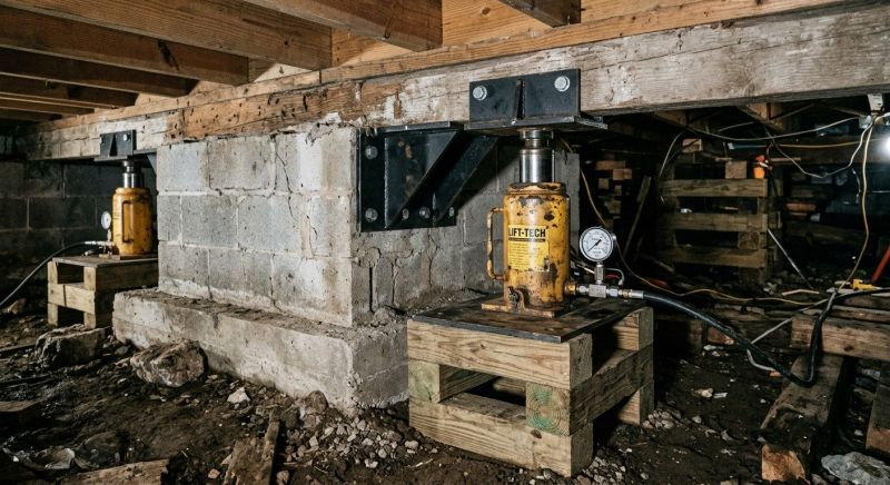 Foundation Jacking in Cheshire, CT