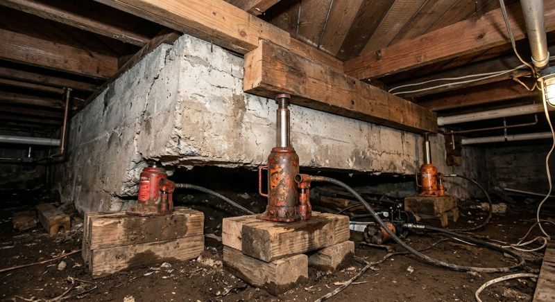 Foundation Jacking in Wallingford, CT