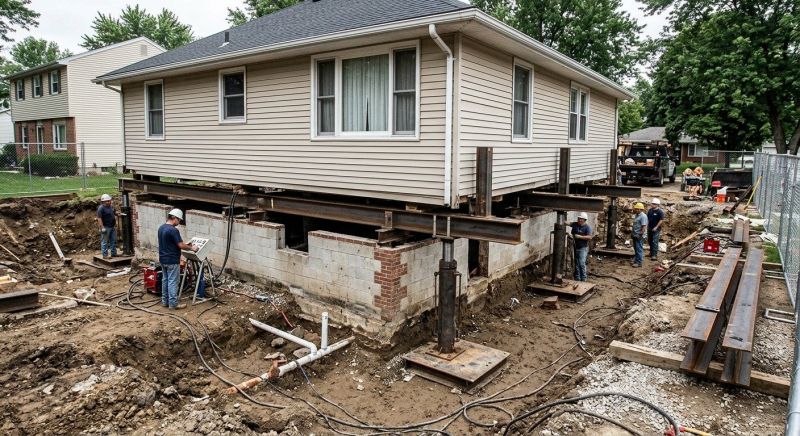 Foundation Lifting in East Berlin, CT