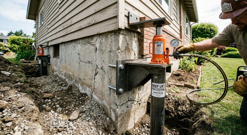 Foundation Lifting in Sandy Hook, CT