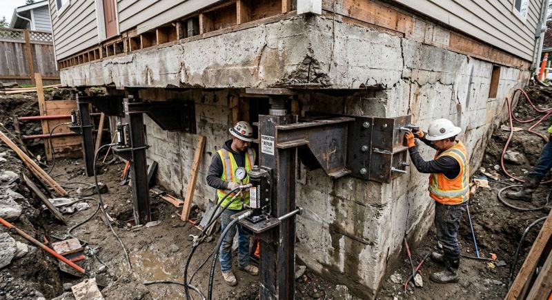 Foundation Lifting in Southington, CT