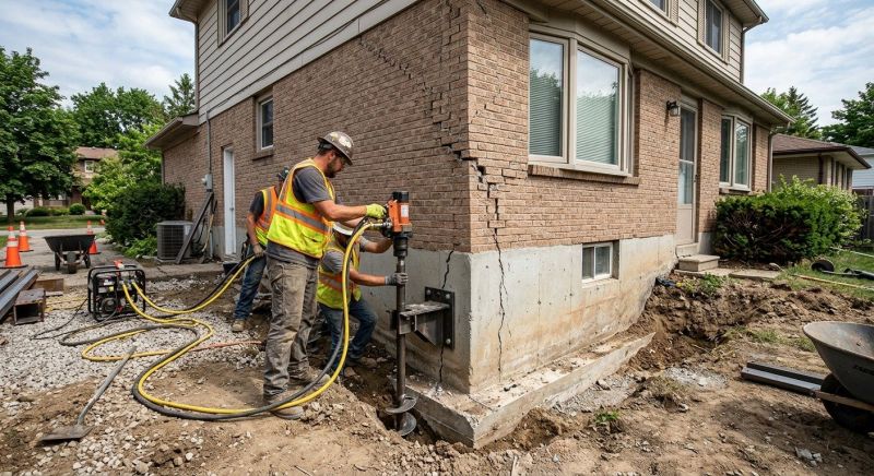 Foundation Lifting in Windsor, CT