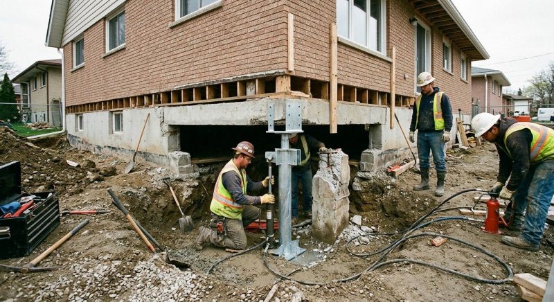 Foundation Pier Repair in Bristol, CT