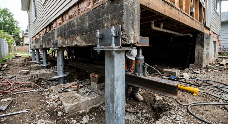 Foundation Raising in Ansonia, CT
