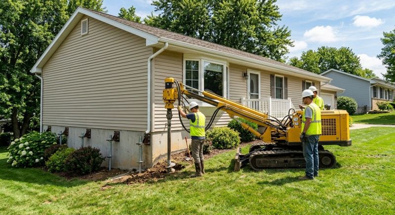 Foundation Raising in Sandy Hook, CT