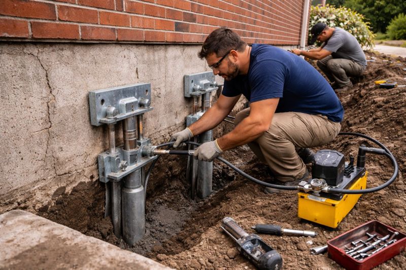 Foundation Repair in Sandy Hook, CT