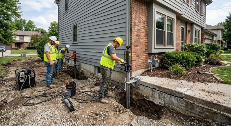 Foundation Stabilizing in Cornwall Bridge, CT