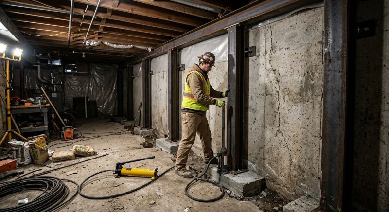 Foundation Stabilizing in Durham, CT