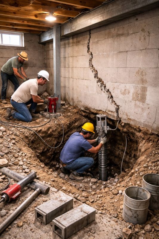 Foundation Structural Repair in New Preston Marble Dale, CT