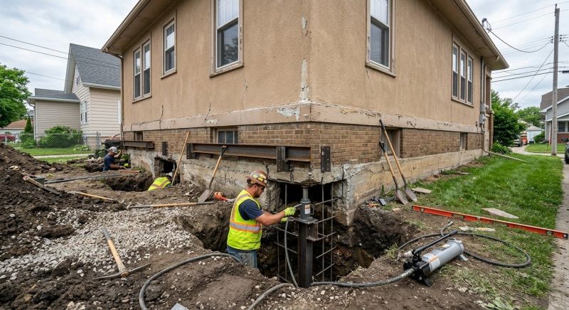 Foundation Underpinning in Bristol, CT