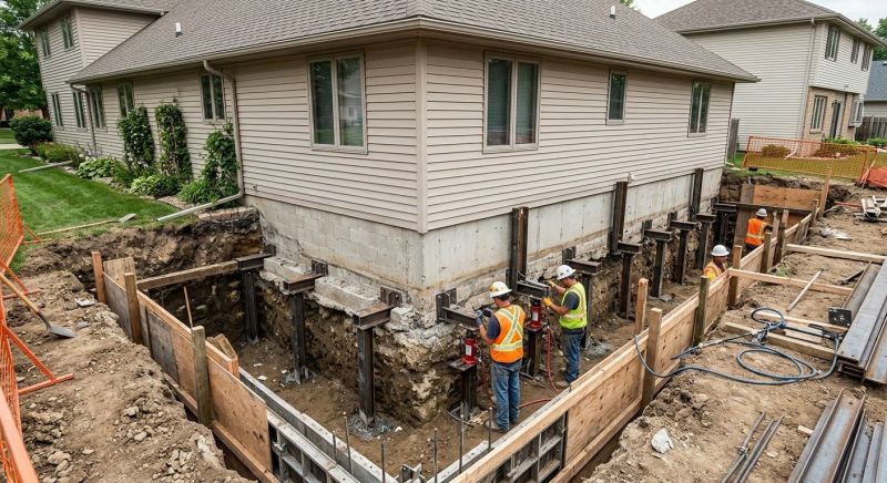 Foundation Underpinning in Bristol, CT