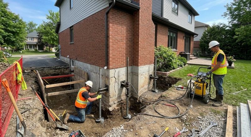 Foundation Underpinning in Bristol, CT