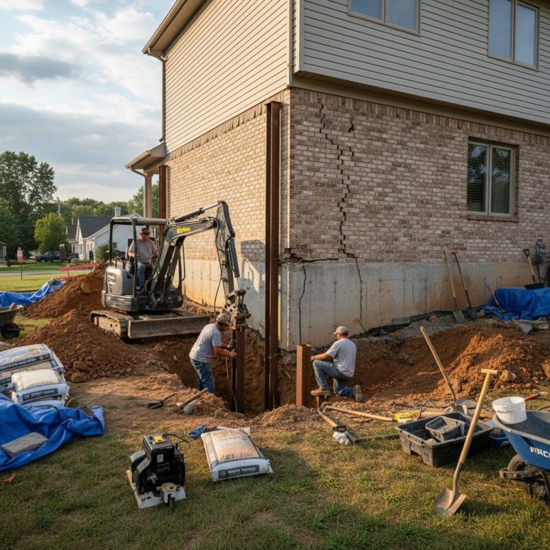 Home Foundation Repair in Plymouth, CT