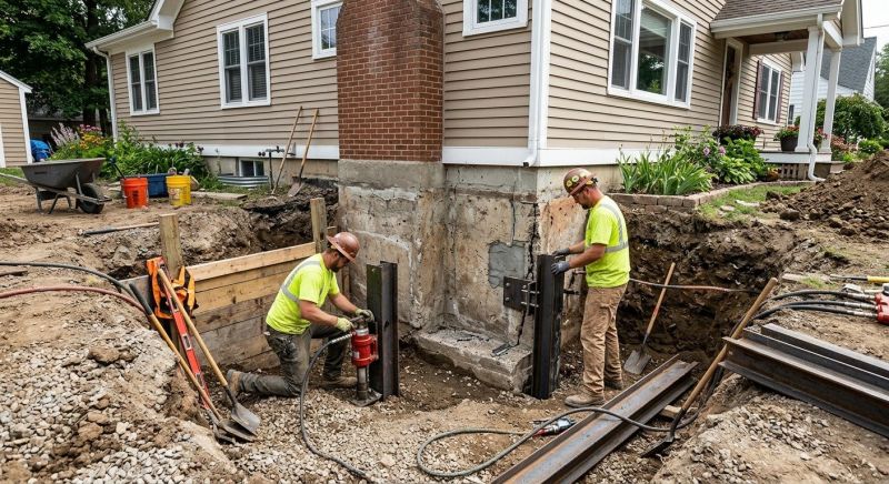 House Foundation Repair in Durham, CT