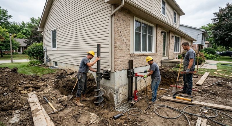 House Foundation Repair in Manchester, CT