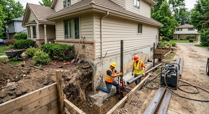 Residential Foundation Repair in Bristol, CT