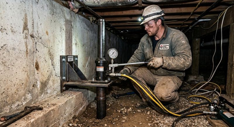 Settling Foundation Service in Ansonia, CT