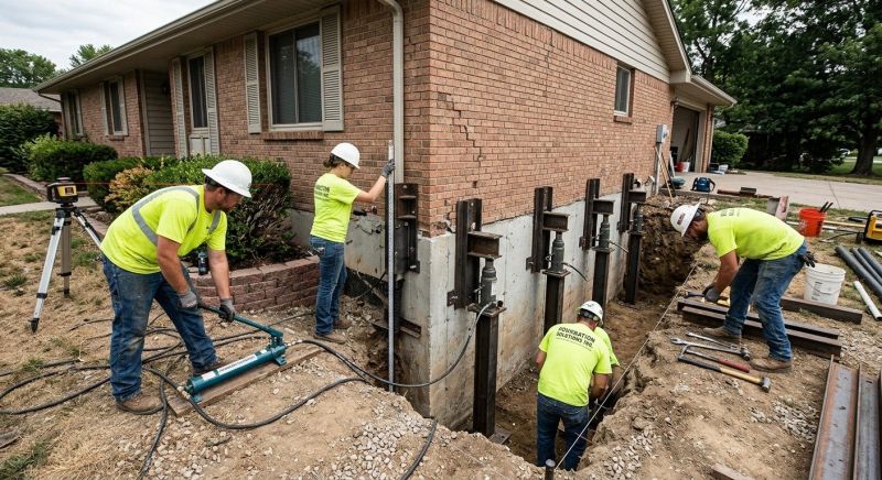 Settling Foundation Service in Bloomfield, CT