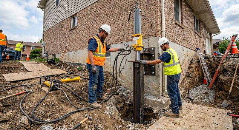 Settling Foundation Service in Durham, CT