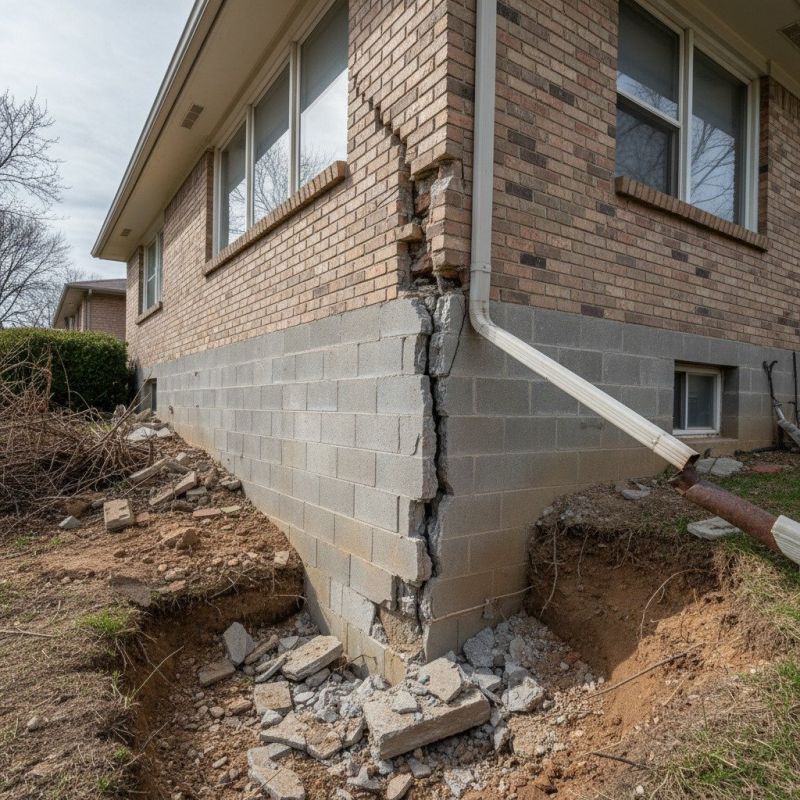 Settling Foundation Service in Thomaston, CT