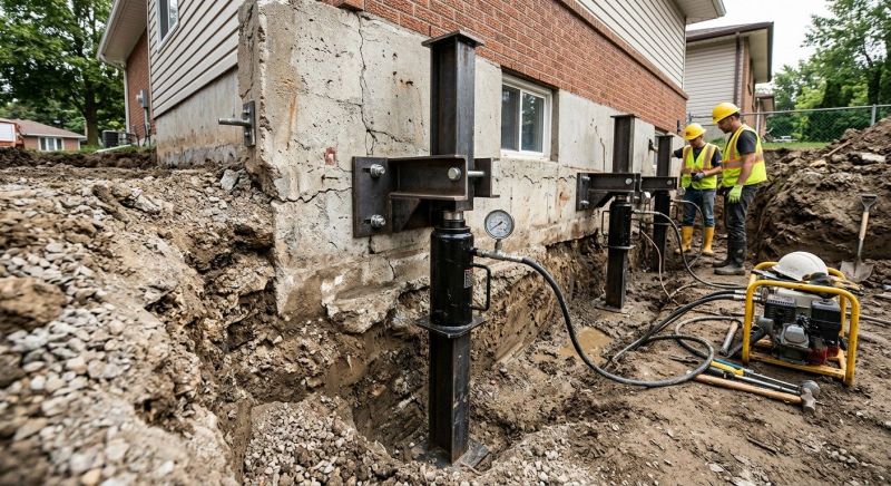 Sinking Foundation Lifting in Bristol, CT