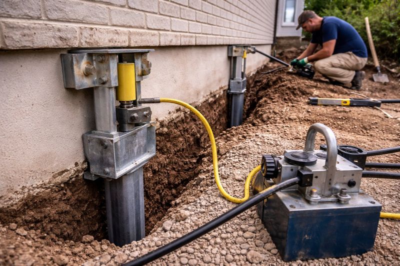 Sinking Foundation Repair in East Granby, CT