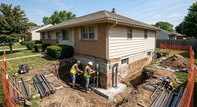 Structural Foundation Repair in North Canton, CT