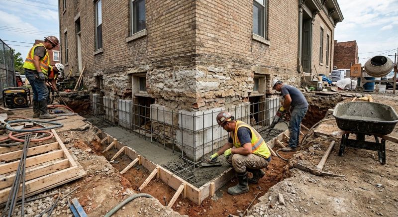 Structural Underpinning in Bristol, CT