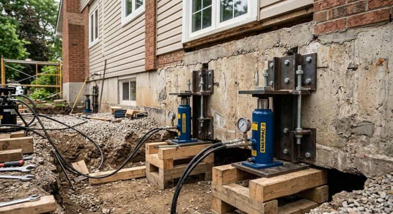 Foundation Jacking in Windsor, CT